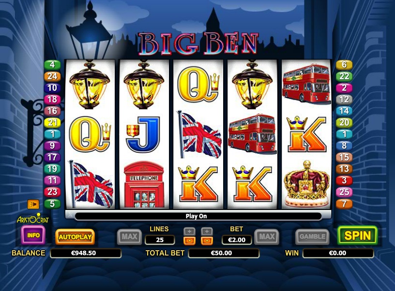 «Big Ben» — путешествуй по Лондону с казино Эльдорадо